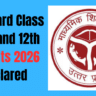 UP Board Class 10th & 12th Result 2026
