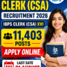 IBPS Clerk (CSA) Recruitment 2026